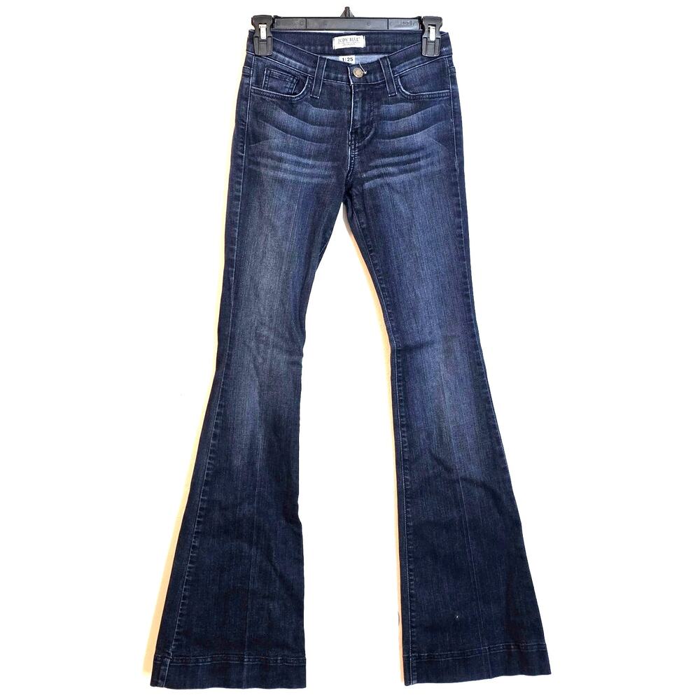 Judy Blue Flare Leg Mid-Rise Medium Wash 8351 Jeans Size 1/25 Long